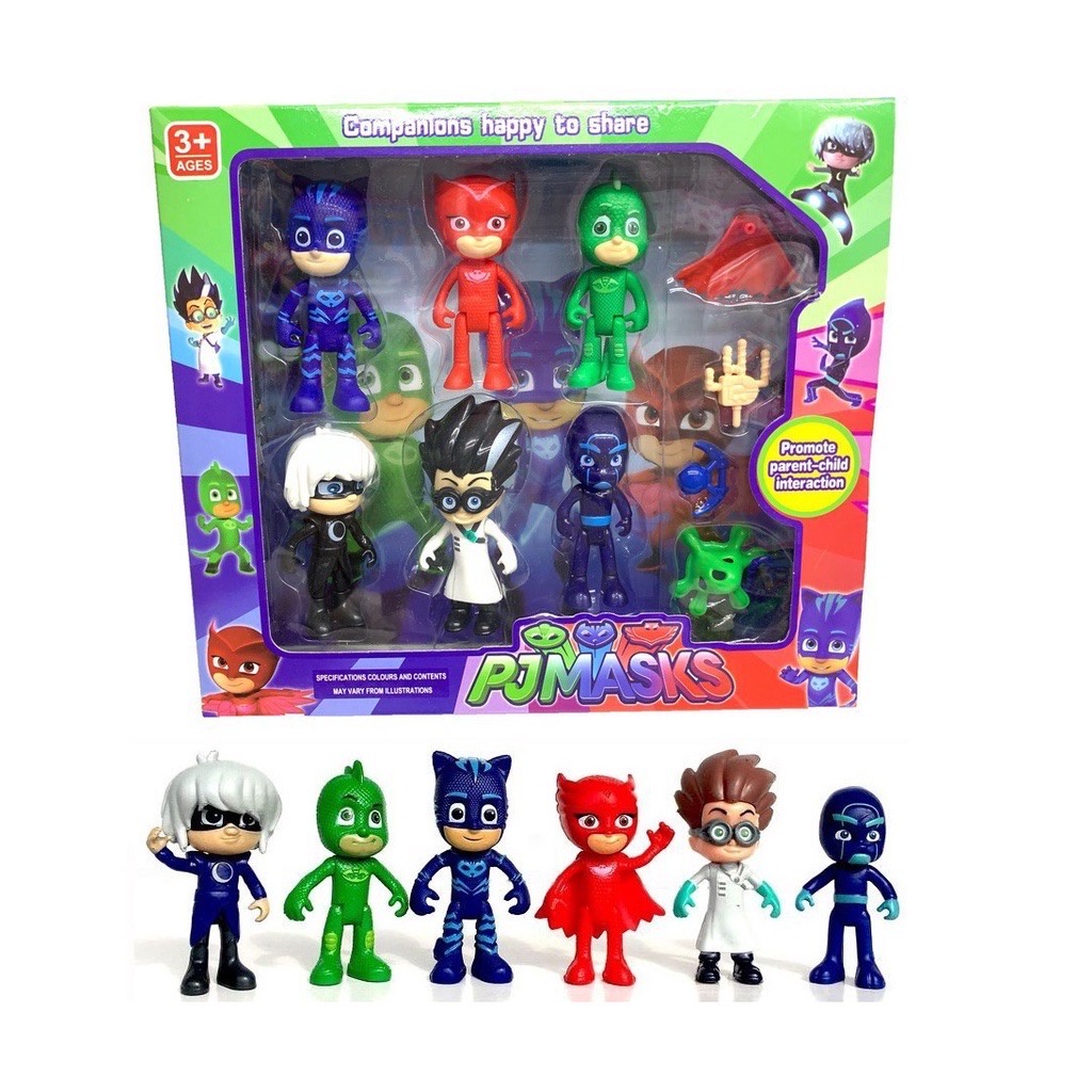 Kids Fun Cartoon Characters Hero PJ Masks Cartoon Series Doll Deluxe