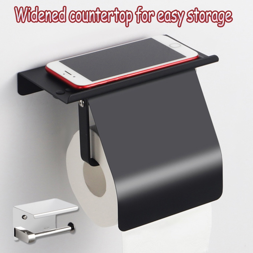 Stainless Steel Bathroom Toilet Paper Rolls Rack Holder Wall Mount ...