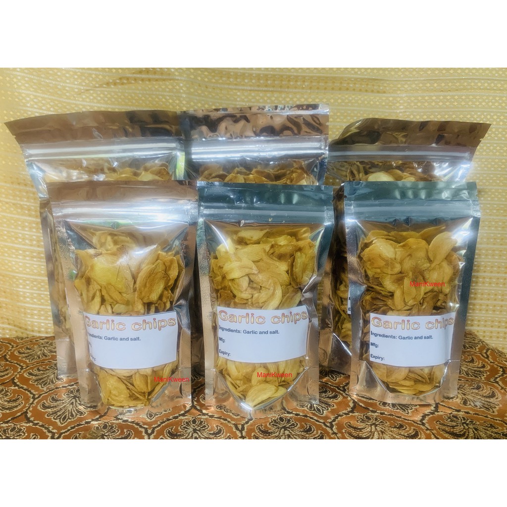 Crunchy Garlic Chips 150g Or 50g In Foil Pouch 