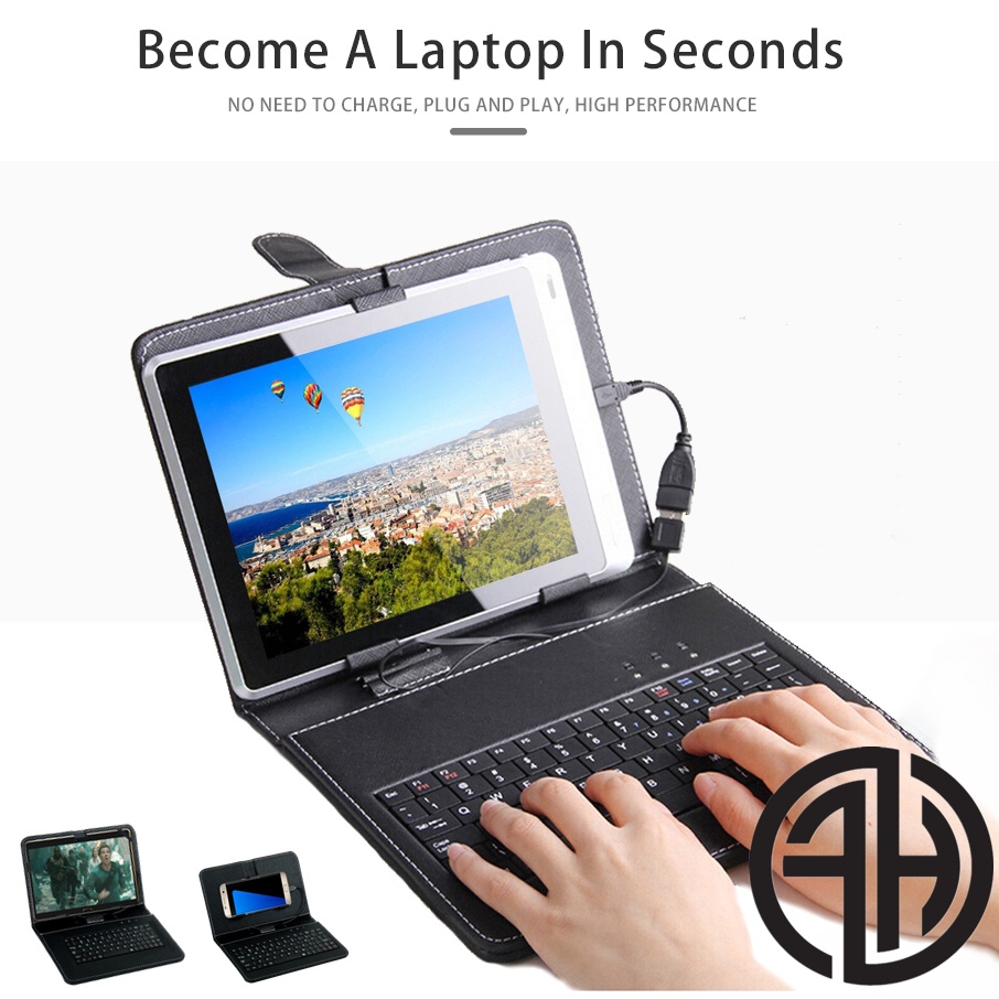 710.1 Inch Universal Tablet Keyboard Case Dustproof Waterproof for Tablet With Micro USB