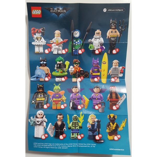 Batman lego minifigures on sale series 2