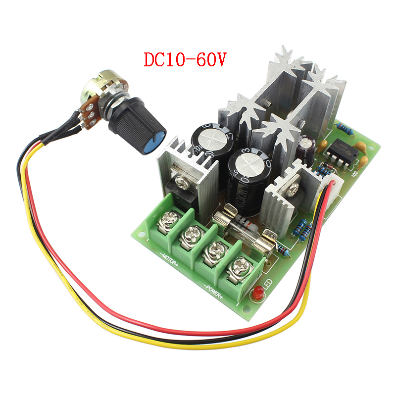 DC10-60V DC Motor Speed Control PWM Motor Speed Controller Switch 20A ...