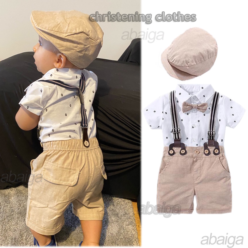 Baptismal Baby Boy Birthday Christening Outfit Newborn Gentleman Formal ...