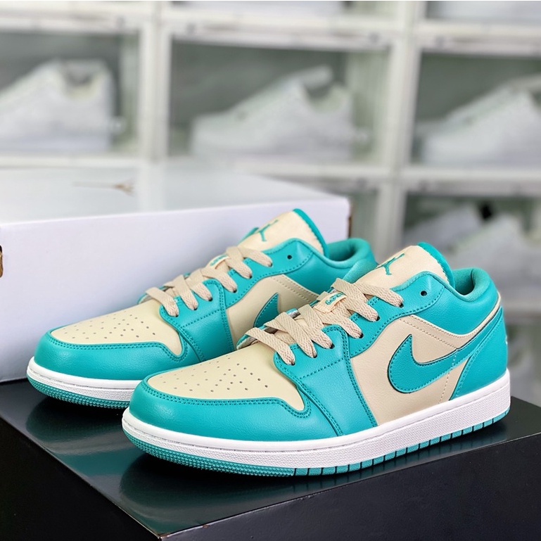 Nike Air Jordan 1 "White Lemonade" Low Cut Basketball Shoes Casual