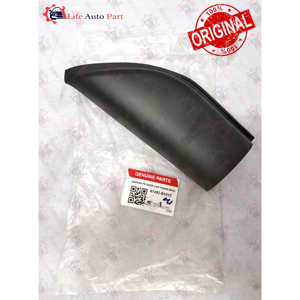 Left Mirror Pillar Trim Molding Black Plastic For 2015-2017 Yaris LE 60118- 0D190