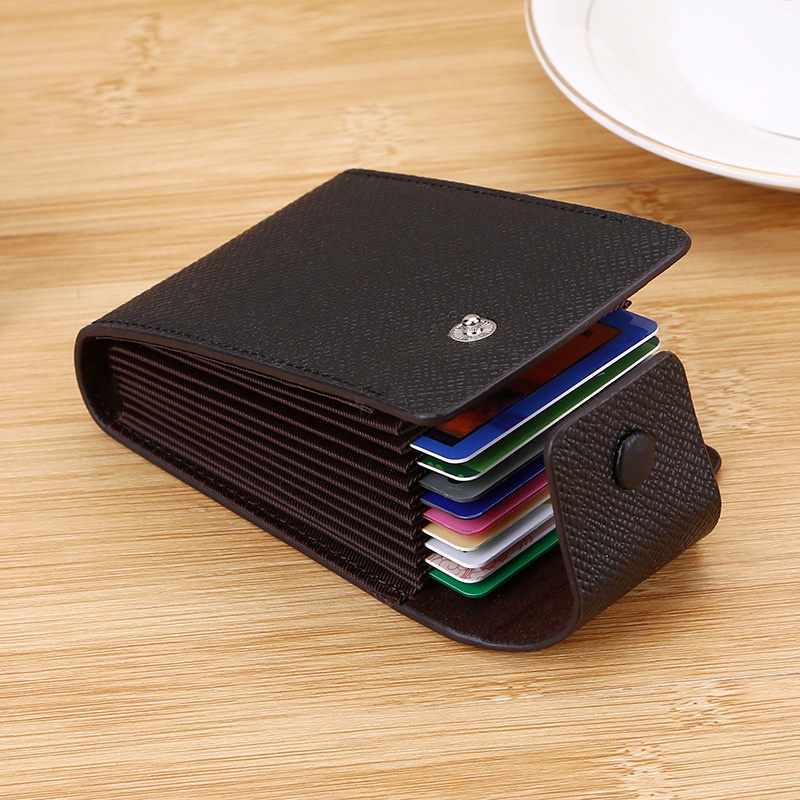 Men Multi-function Business Leather Credit Card Holder Walllet / Large ...