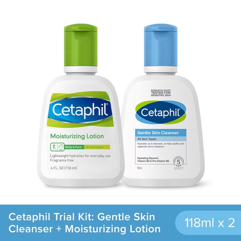 CETAPHIL Travel Size Trial Bundle Set (Gentle Skin Cleanser