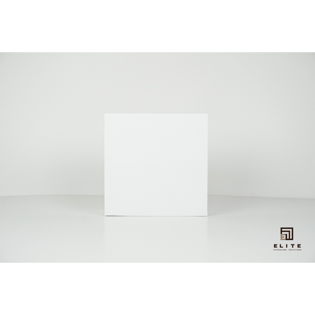 Elite Packaging 8 x 8 x 1.5 Preformed Box No Window with Greaseproof ...