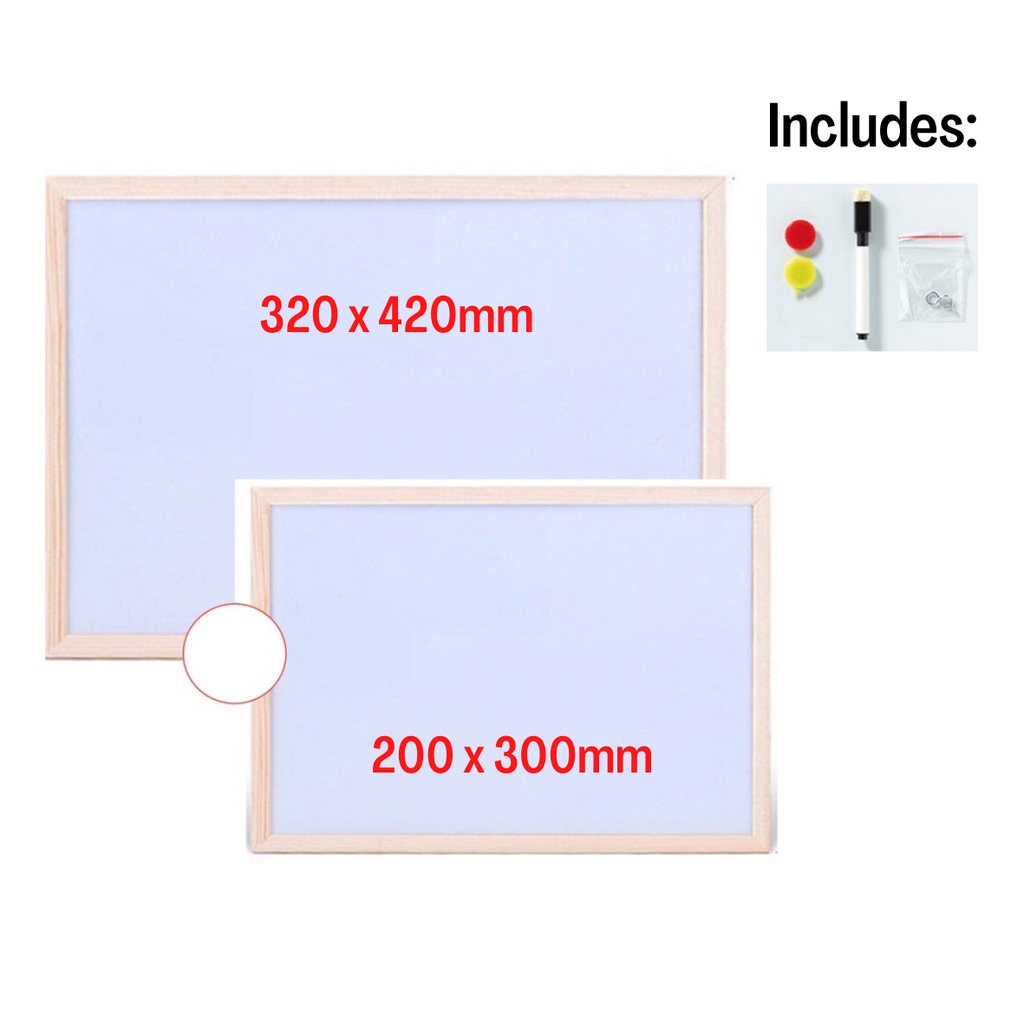 Sanko Star Whiteboard Wood Frame Shopee Philippines