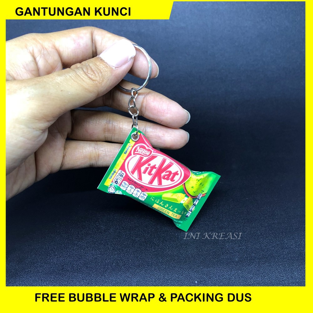 GANTUNGAN GREEN TEA KITKAT MINIATURE KEYCHAIN | Shopee Philippines