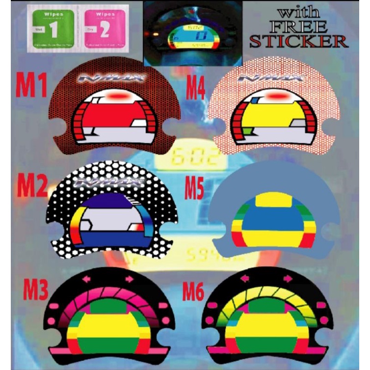 NMAX V1 TRI COLOR GAUGE PROTECTOR | Shopee Philippines