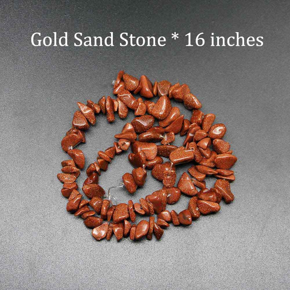 St.Kunkka 16 Inch 5-8mm Natural Stone Beads Crystal Irregular Gravel ...