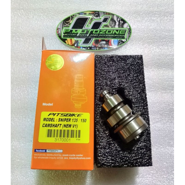 Camshaft Sniper 150 / Sniper 135MX new Version 1 (5.8mm) Pitsbike Racing Parts Original Shopee