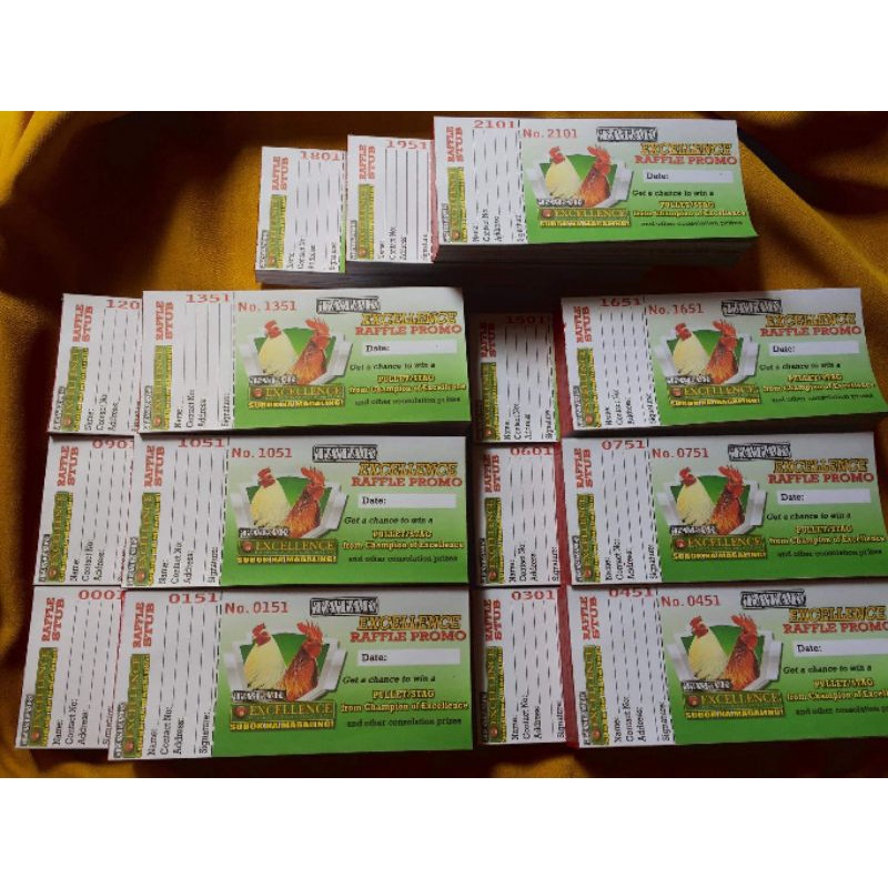 Customized Raffle Stub | Shopee Philippines