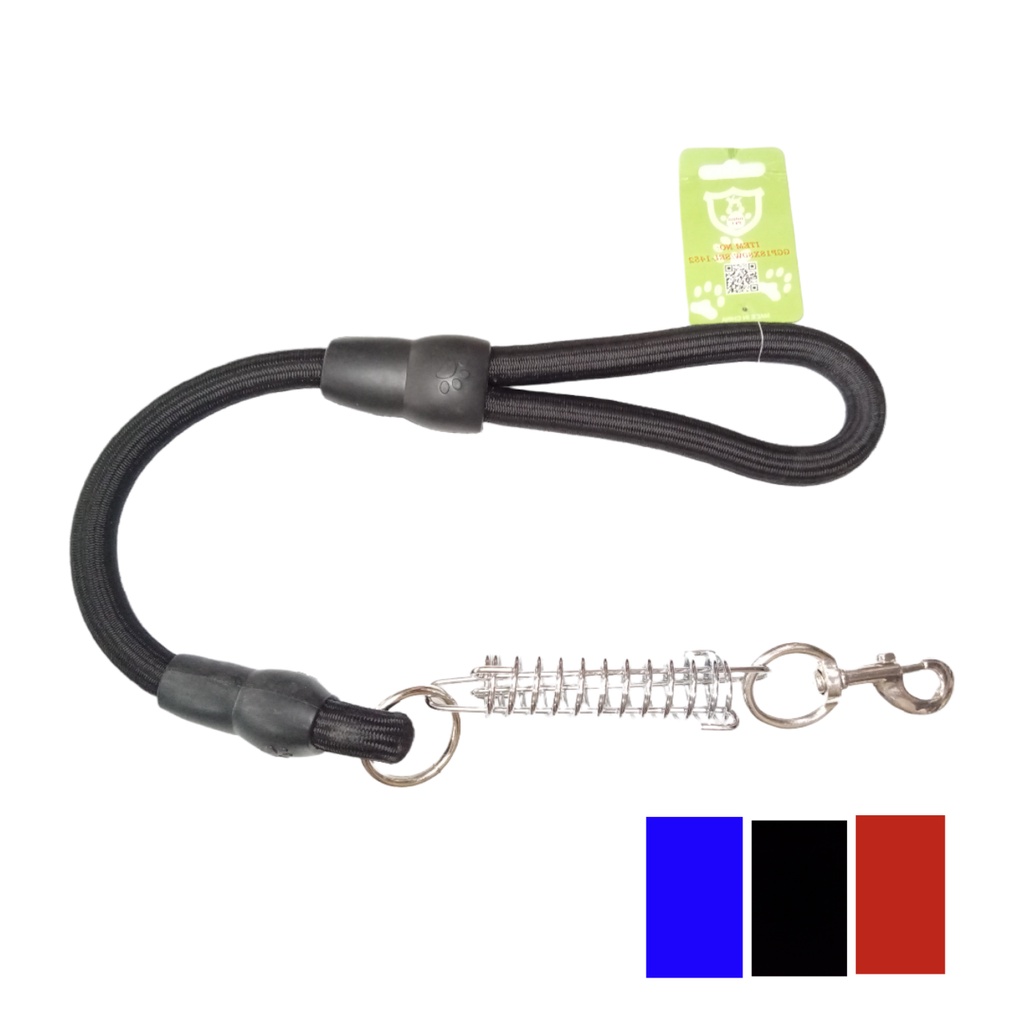 Heavy Duty Dog Training Short Leash with Shock Spring Pet Dog Rope