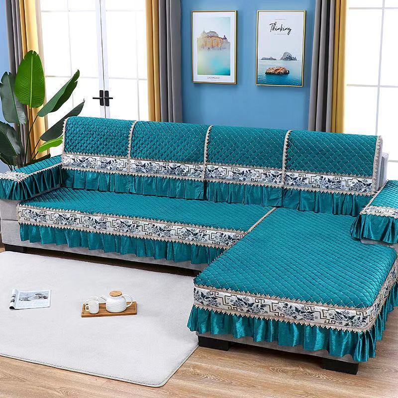 Italian velvet sofa cushion anti slip cushion set sofa cover allItalian Velvet Sofa Cushion Non