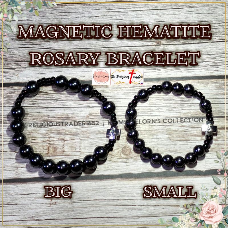 Magnetic Hematite Bracelet Rosary Shopee Philippines