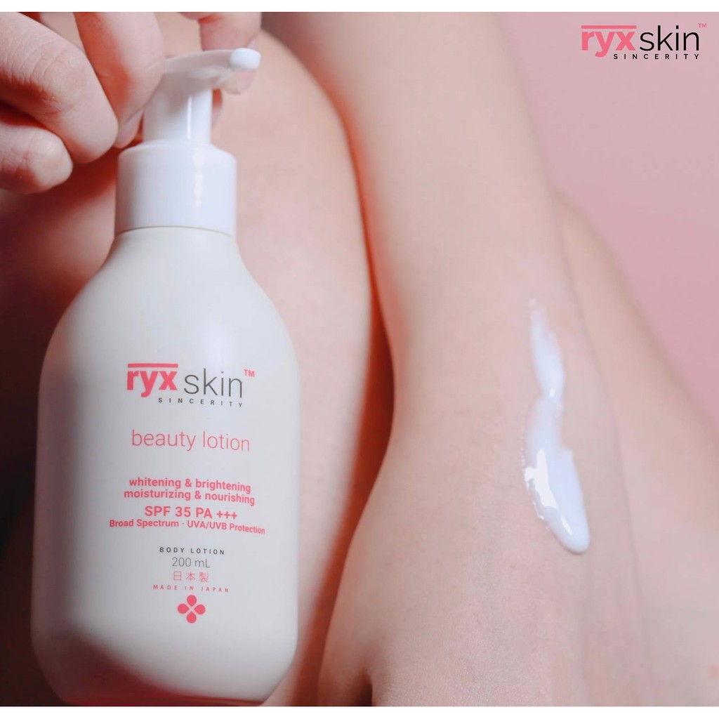 RYX Skincerity Beauty Lotion 200ml (Reformulated from Japan) SPF35 PA+++  UVA/UVB | Authorized Seller