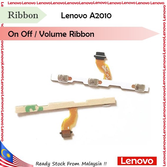 Lenovo A2010 Power On Off key/ Volume Up Down Button Flex Cable Ribbon ...