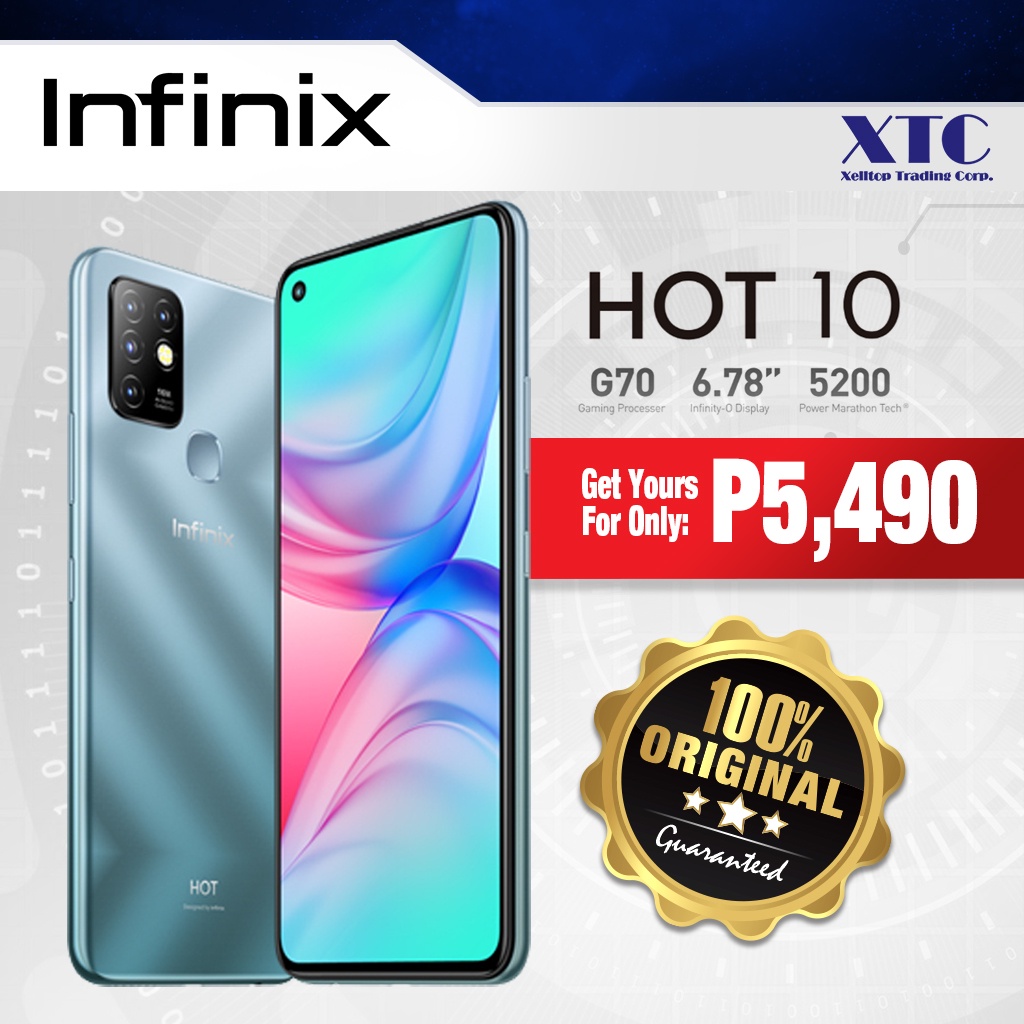 INFINIX HOT 10 ANDROID PHONE | Shopee Philippines