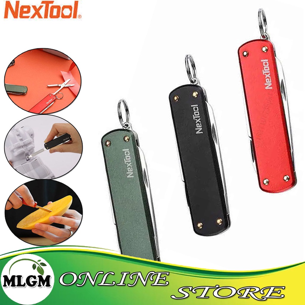 NEXTOOL KT5026 Multifunction Mini Scissors Screwdriver Folding Creative ...