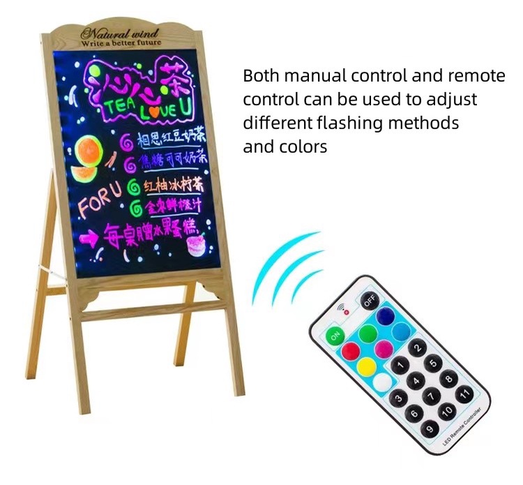 LED Electronic Fluorescent Board Luminous Word Billboard Shop ...