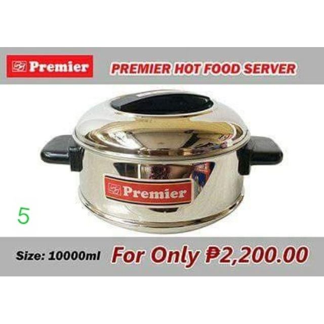 Premier Hot Food Server 10000ml | High Quality | Shopee Philippines