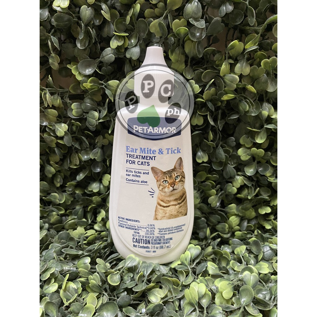 Petarmor ear mite and tick treatment for clearance cats