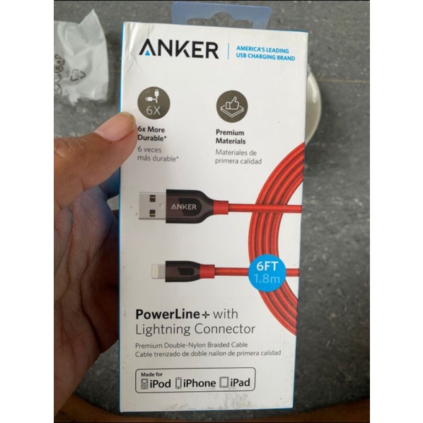 Anker LIGHTNING CONNECTOR Cable Shopee Philippines