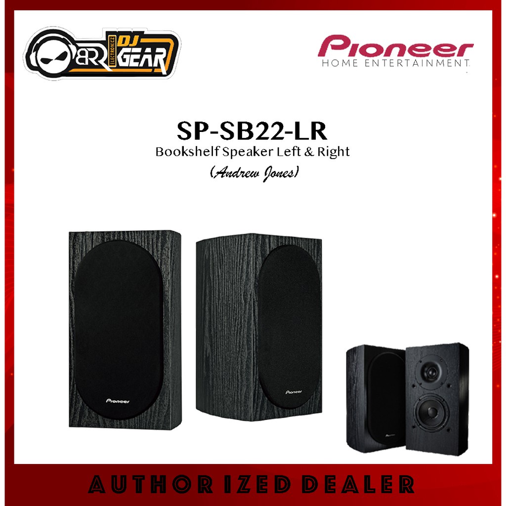 Pioneer Bookshelf Speaker SPBS22LR (sold by pair) Shopee Philippines