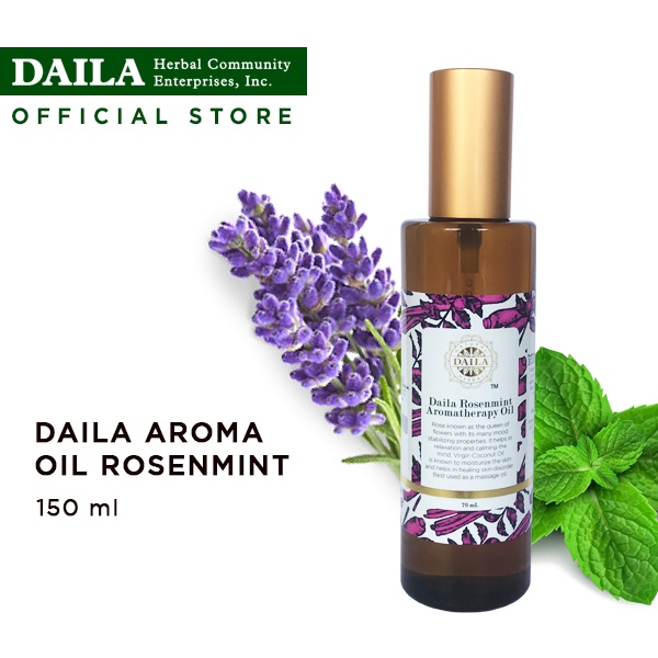 Daila Rosenmint Aromatheraphy Moisturizing Oil 150ml | Shopee Philippines