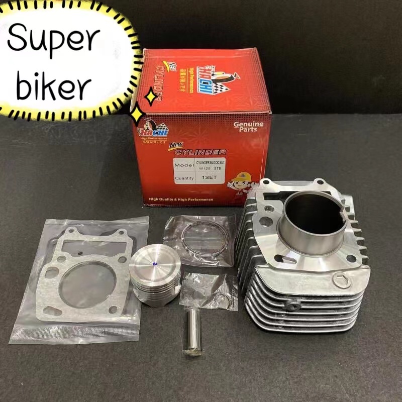 Hachi Cylinder Block Wave125 XRM125 STD 54mm 57mm Shopee Philippines