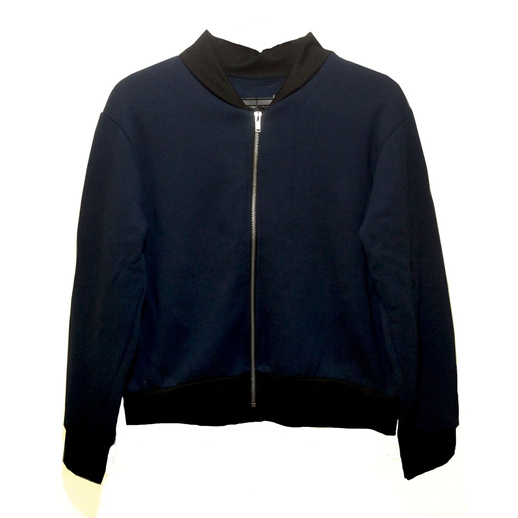 Plain hot sale blue jacket