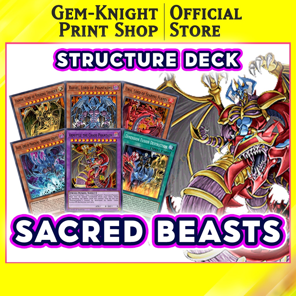 yugioh sacred beast deck Complete Custom for Yu-Gi-Oh! GX Printed Cards] Yugioh Deck -