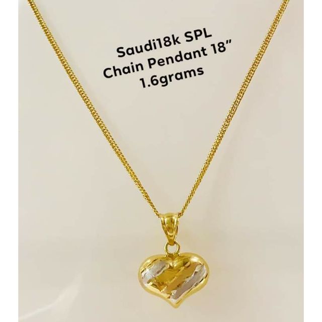 Saudi gold necklace 18k price sale