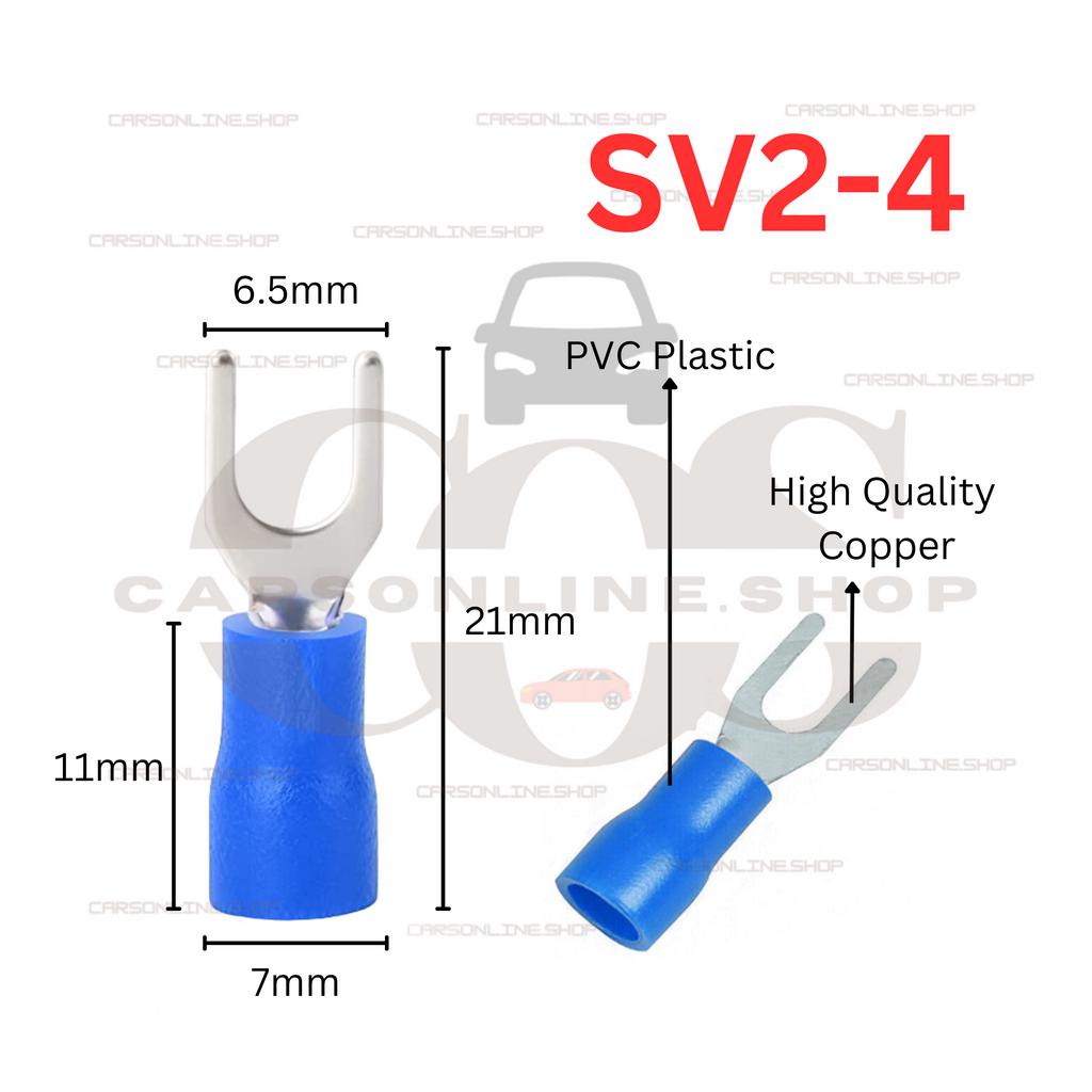COS Spade Y-Type Insulated Terminal Lugs SV2-4 SV5.5-5 SV5.5-6L (1pc ...