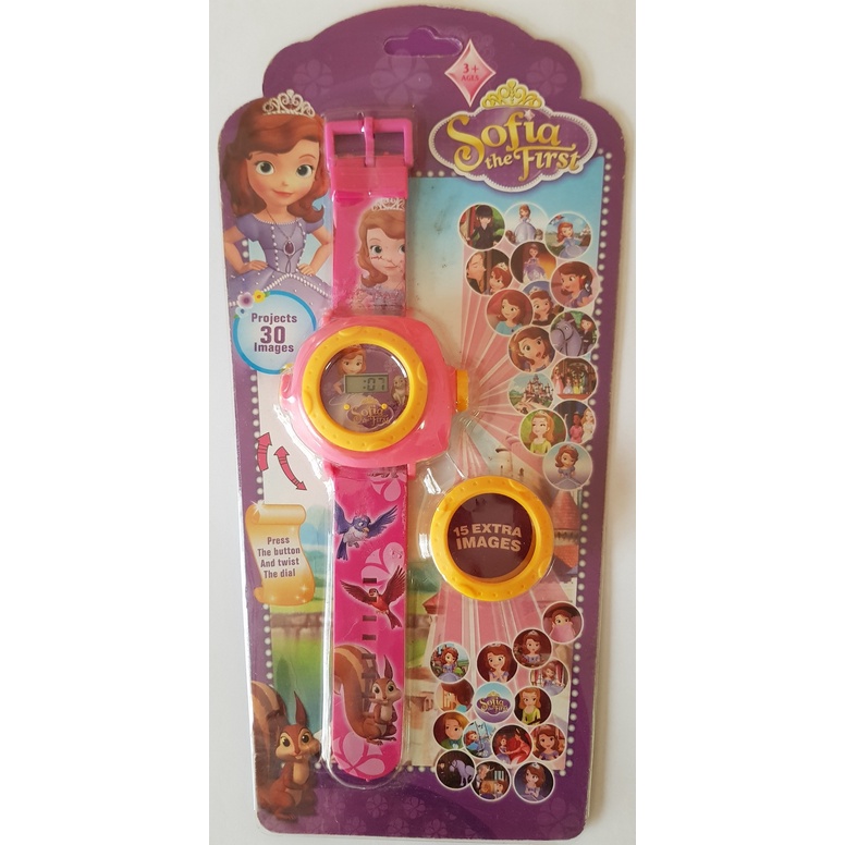 Children's LASER Projector Watch 30 Picture KITTY FROZEN MINNIE SOFIA ...