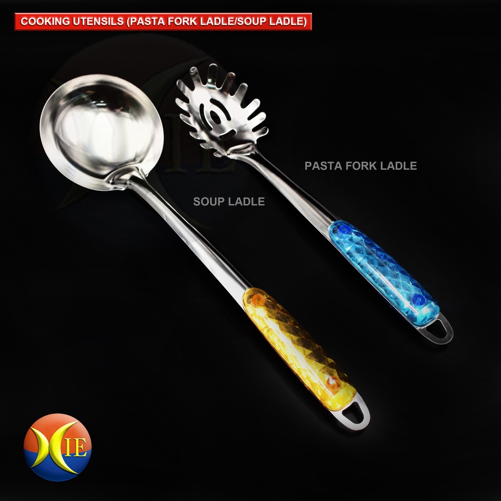 Cooking Utencils (Pasta Fork Ladle & Soup Ladle) (NEW XIE ENTERPRISES ...