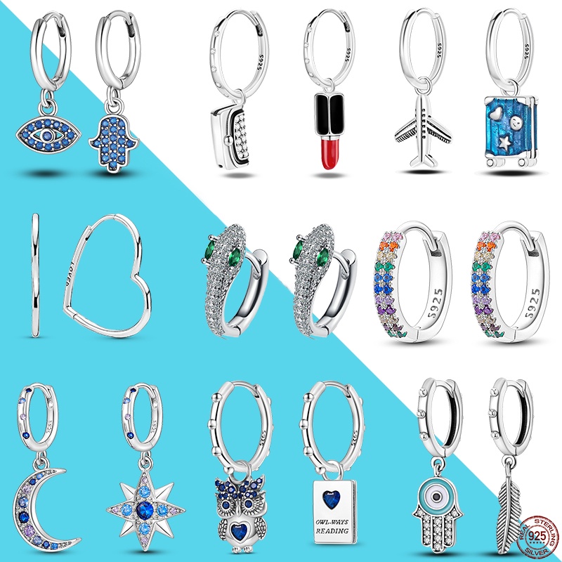 Pandora owl earrings deals