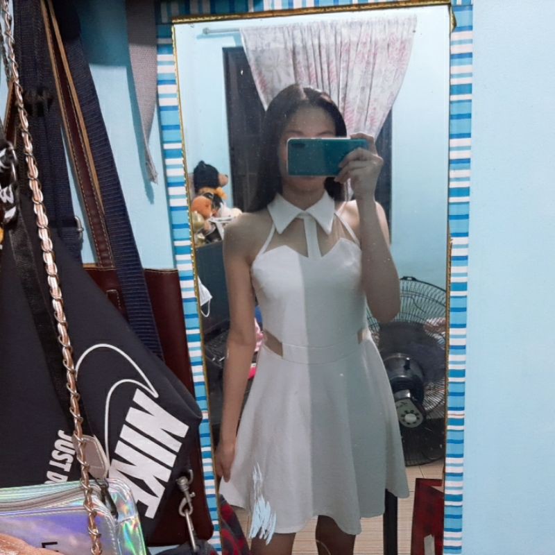 Korean store white dress