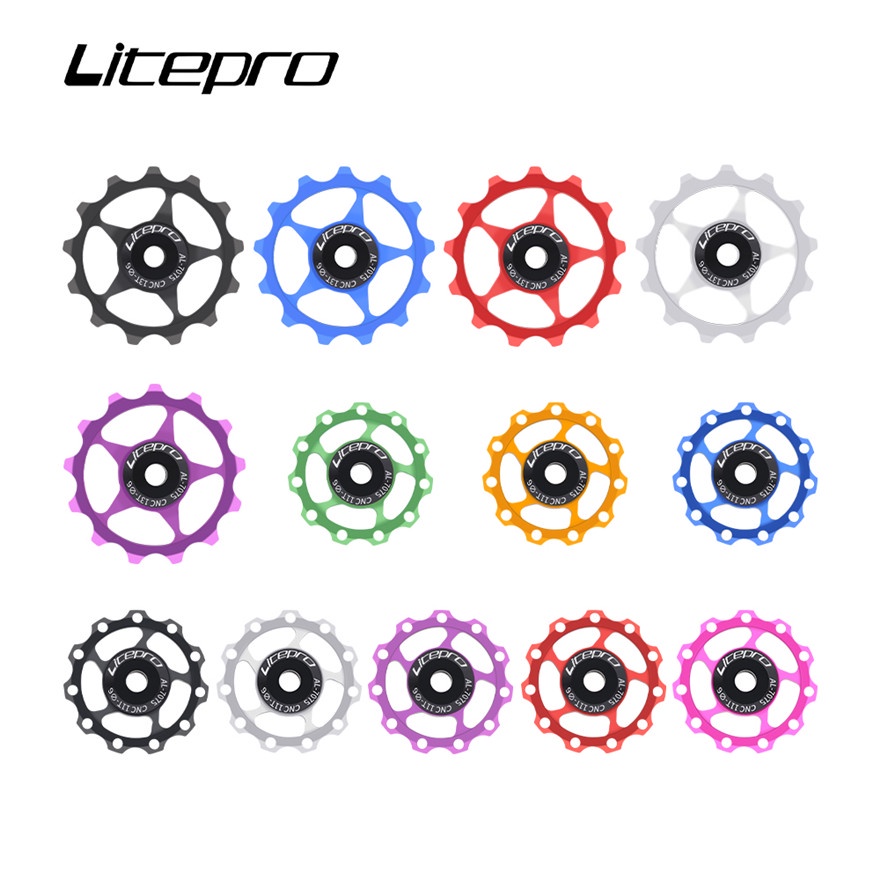 Alomejor Bike Derailleur Pulley 11T 13T Ceramic Aluminum