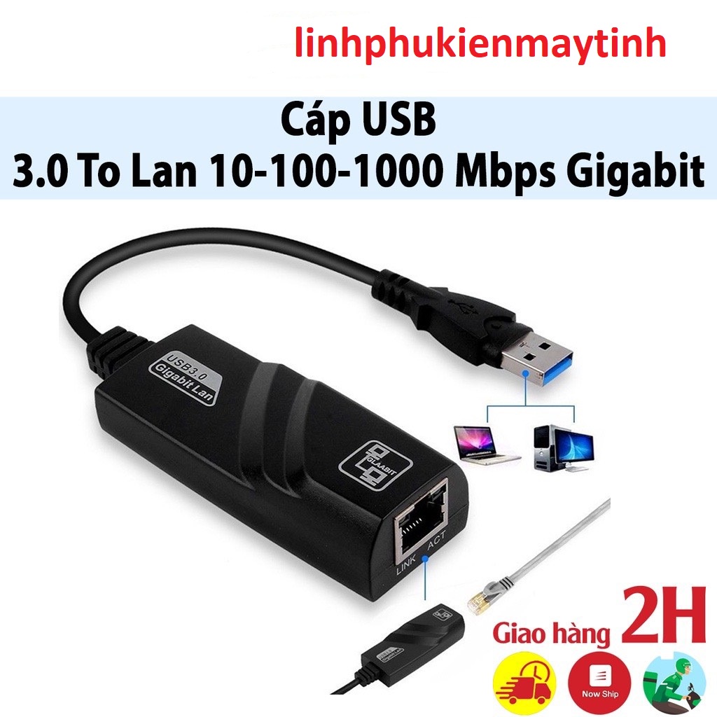 USB 3.0 To Lan cable USB 3.0 To Lan 10-100-1000 Mbps Gigabit ...