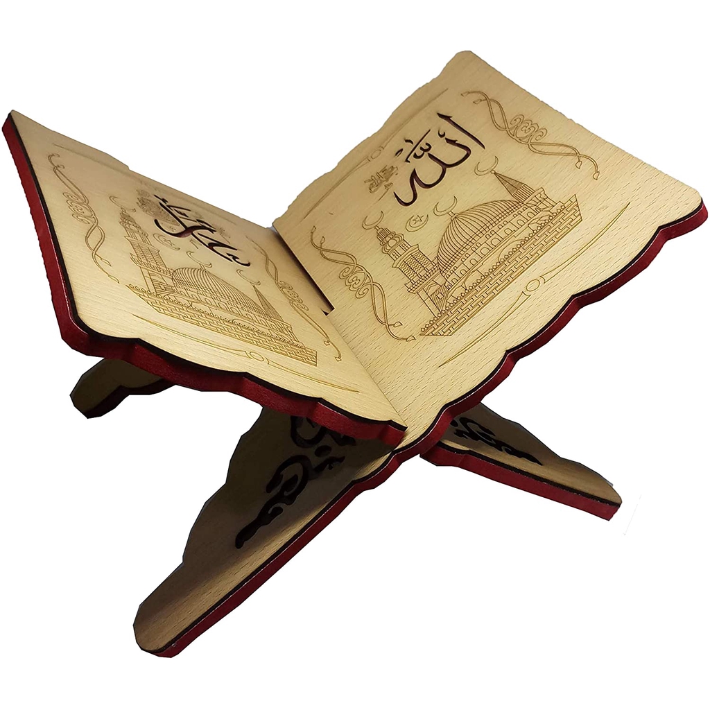 Rahal The Shelf Of The Reader Laha Al-Quran Book Stand AMN141 Carved ...