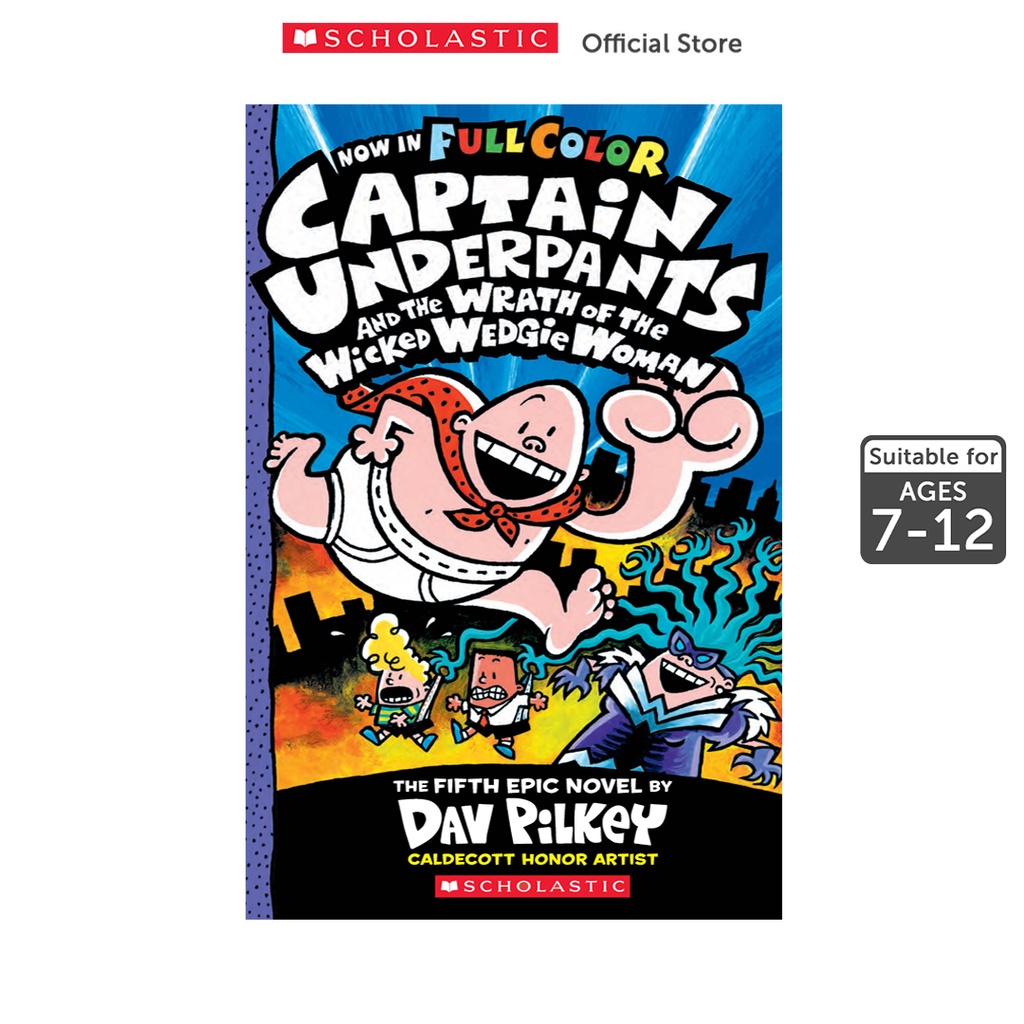 Scholastic Captain Underpants Book 5 The Wrath of Wicked Wedgie Woman