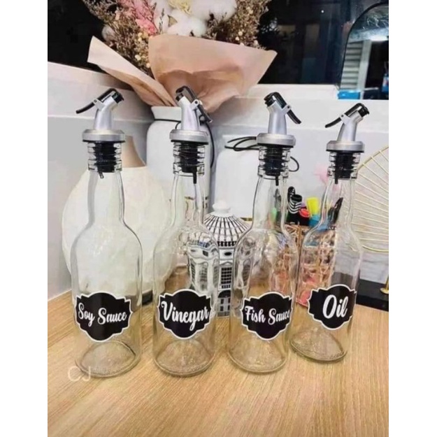 condiments bottle set of 4 (500ml) Shopee Philippines