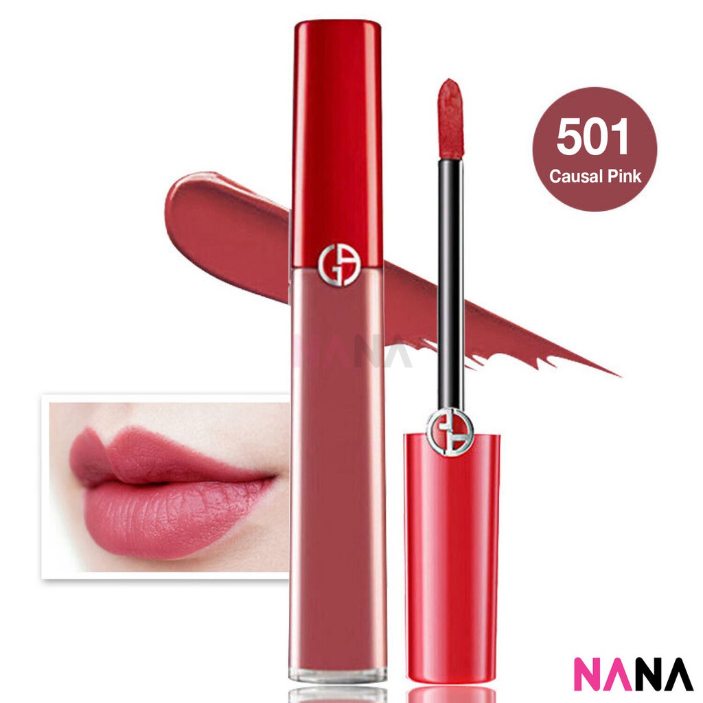 Giorgio Armani Lip Maestro Intense Velvet Liquid Lipstick  Causal  Pink  | Shopee Philippines