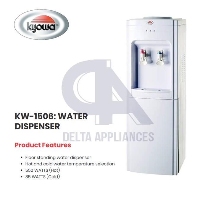 Water dispenser hot sale wattage