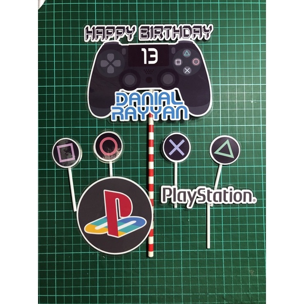 PS cake topper customize name & age | Shopee Philippines