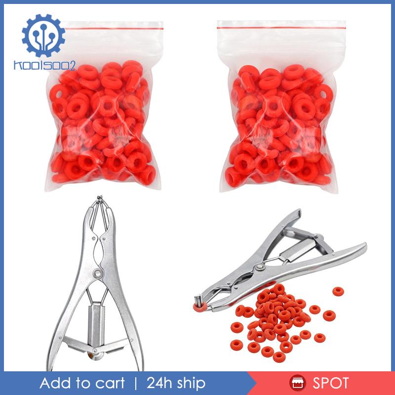 Tail Docking Castrating Bands Rubber for Castration Pliers Farm Animals Shopee Philippines