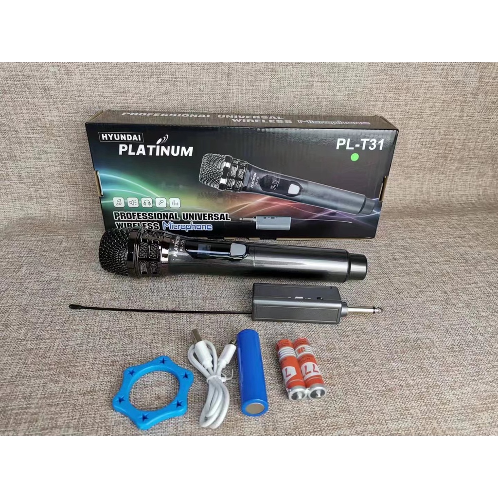 HYUNDAI PLATINUM Universal Heavy Duty Wireless microphone PL-T31 For ...